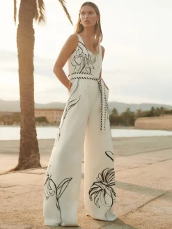 Kinsley | NYBG Floral-Print Jumpsuit*Reiss