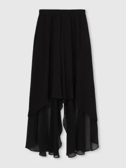 Lucie doorschijnende high-low short met bovenlaag*Reiss Outlet