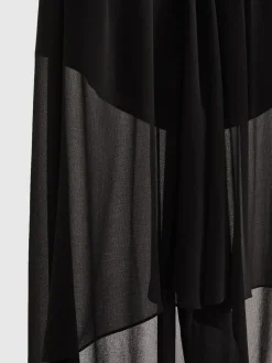 Lucie doorschijnende high-low short met bovenlaag*Reiss