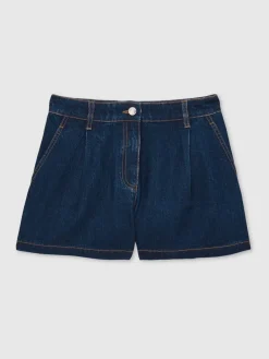 Raymond denim shorts met plooien*Reiss Online