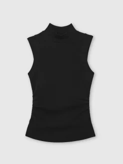 Simone Stretch-Cotton High-Neck Vest*Reiss Online