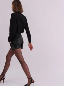 Orbit shorts van imitatieleer*Religion Sale