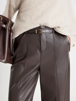 Faux Leather Wide Leg Trousers*River Island New