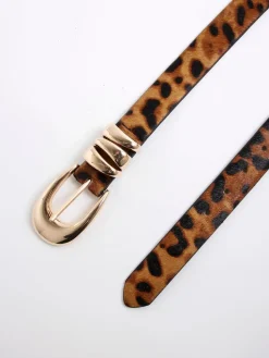 Leopard Print Triple Keeper Belt*River Island Hot