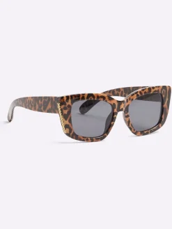 Leopard Print Chain Sunglasses*River Island Sale