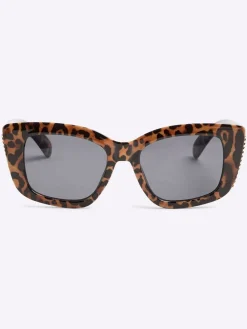 Leopard Print Chain Sunglasses*River Island Sale