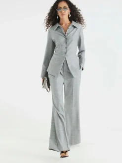 Marl Tailored Interlock Trousers*River Island Online