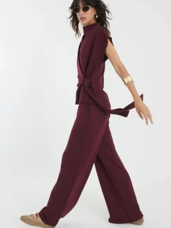 Premium High Waisted Wide Leg Joggers*River Island Online