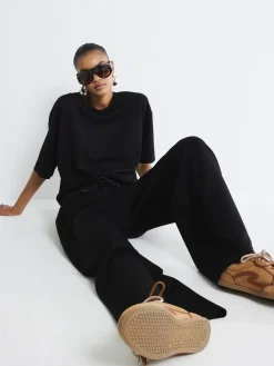 Premium High Waisted Wide Leg Joggers*River Island Discount