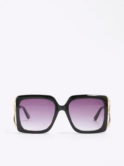 Square Cut Out Sunglasses*River Island Online