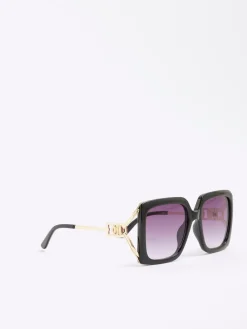 Square Cut Out Sunglasses*River Island Online