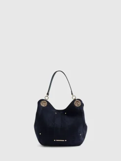 Suedette Eyelet Slouch Bag*River Island Sale