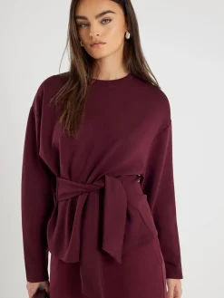 Tie Front Premium Top*River Island Clearance