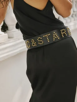 Leather Magic and Star Dust Chunky Studded Belt*Rockett St George Best