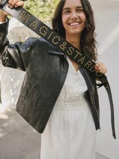 Leather Magic and Star Dust Chunky Studded Belt*Rockett St George Best