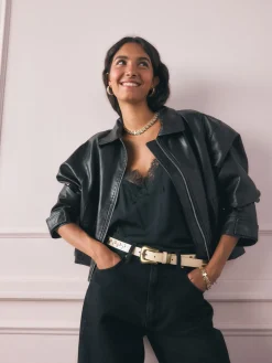 Leather Studded Belt*Rockett St George Best