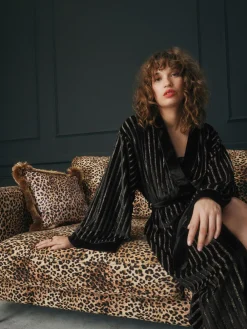 Metallic Stripe Robe*Rockett St George Hot