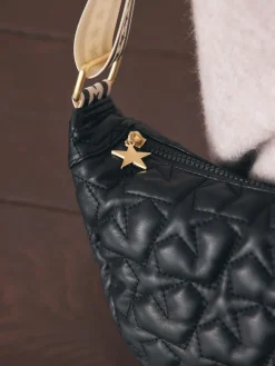 Quilted Cross-Body Bag with Star Strap*Rockett St George Clearance