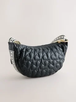 Quilted Cross-Body Bag with Star Strap*Rockett St George Clearance