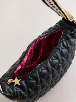 Quilted Cross-Body Bag with Star Strap*Rockett St George Clearance