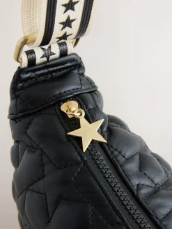 Quilted Cross-Body Bag with Star Strap*Rockett St George Clearance