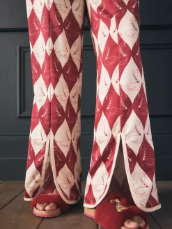 Textured Satin Button Through Pyjamas*Rockett St George New