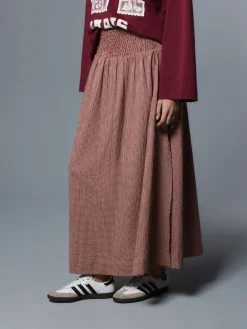 - Drop Waist Gingham Maxi Skirt*Next Sale