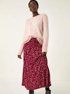 Confetti Print Stretch Midi Skirt*Roman Sale