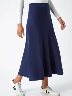 gebreide Midi stretchy rok*Roman Best