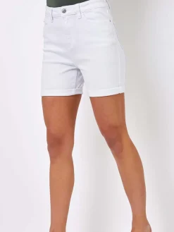 mom denim short met stretch*Roman New