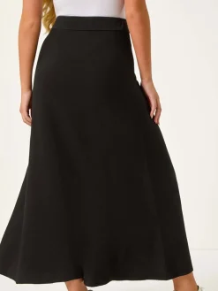 Petite gebreide midirok met stretch*Roman Online