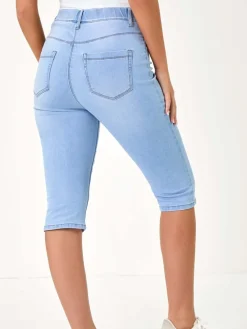 stretchy knielange pedal pusher shorts*Roman Discount