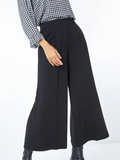Romeinse broekrok met stretch en wijde pijpen*Roman Outlet