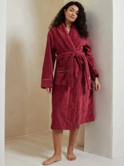 Rood - 100% Cotton Towelling Dressing Gown*Chelsea Peers Hot