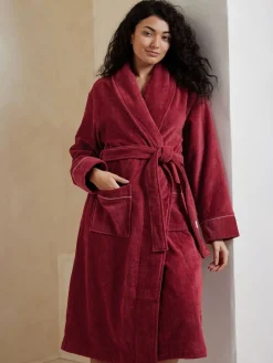 Rood - 100% Cotton Towelling Dressing Gown*Chelsea Peers Hot