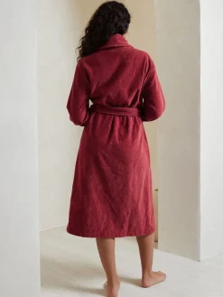 Rood - 100% Cotton Towelling Dressing Gown*Chelsea Peers Hot