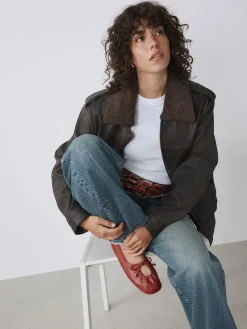 - Forever Comfort® Tie Up Round Toe Ballet Flats*Next New