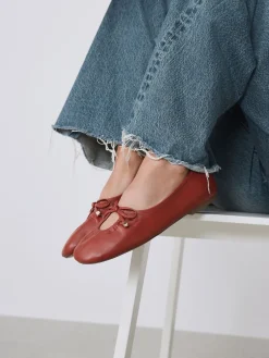 - Forever Comfort® Tie Up Round Toe Ballet Flats*Next New