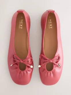 - Forever Comfort® Tie Up Round Toe Ballet Flats*Next New