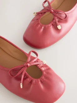 - Forever Comfort® Tie Up Round Toe Ballet Flats*Next New