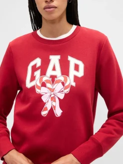 Rood - - Relaxed sweatshirt met logo*Gap New