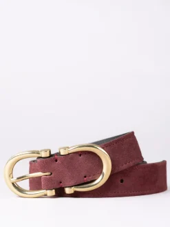 - Bowness Suède Riem met Dubbele Gesp*Lakeland Leather Discount