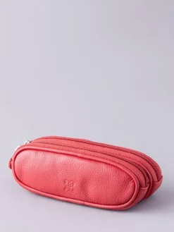 Rood - dubbele brillenkoker*Lakeland Leather Outlet