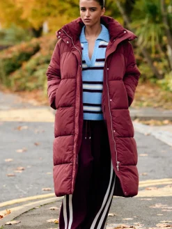 - Lange regenbestendige gewatteerde jas*Next