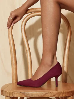 - Wide Fit Aim Closed Court Stiletto Heels*Linzi Best