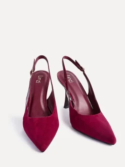 - Wink Suede And Patent Mix Court Heels*Linzi