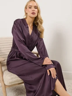 - Satin Maxi Robe*Long Tall Sally Sale