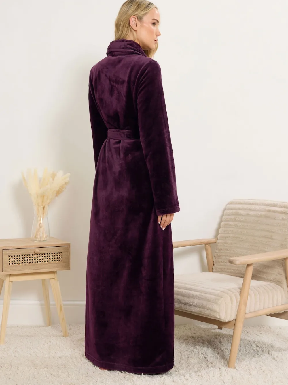 - Super Luxe Shawl Maxi Robe*Long Tall Sally Best