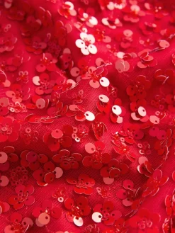 Rood - Mini-rok met lovertjes*Next Best