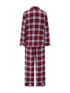 - geschenkset van behaaglijke geborsteld katoenen pyjama met ruit*Pour Moi New